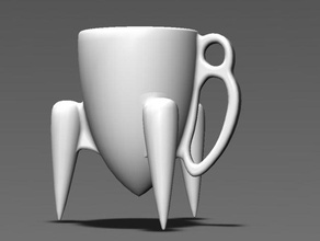rocket cup food drink 3d print model - Mito3D