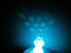 vaso di paralume 3d la stampa euihwan barattoli lampada a led illuminazione lightshade seastar forum 3d print model - Mito3D