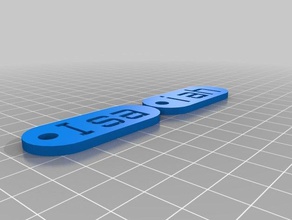 isaiah alfaro keychain keychains customized 3d print model - Mito3D