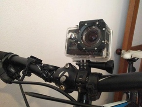 meu personalizados gopromount trek xcaliber 4 câmara 3d print model - Mito3D