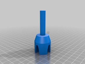wing nut drill attachment 3d printing 3d print model - Mito3D
