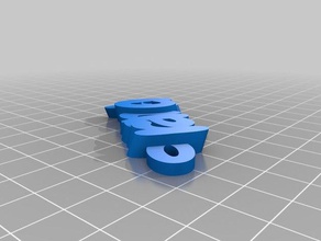ranch keychain keychains customized 3d print model - Mito3D