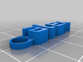 alex trousseau de clés l'organisation personnalisé 3d print model - Mito3D