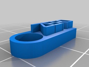 sıfır theroar Anahtarlık organizasyon özelleştirilmiş 3d print model - Mito3D