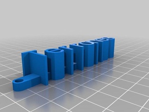 terrones llavero organización personalizado 3d print model - Mito3D