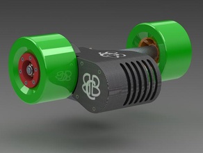 longboard motor mount sport im freien Elektro-longboard Elektro-skateboard motorisierte 3d print model - Mito3D