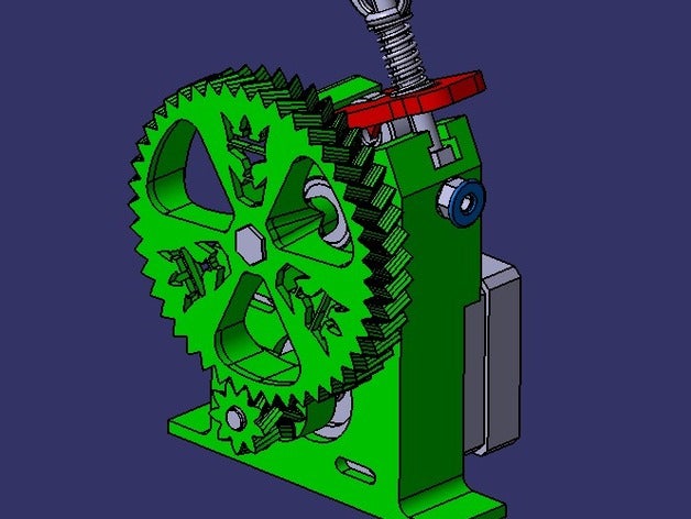 impotente nema 17 aggiornamento potere mk8 gear estrusore 3d la stampante estrusori a spina di pesce nema17 3D print model - Mito3D