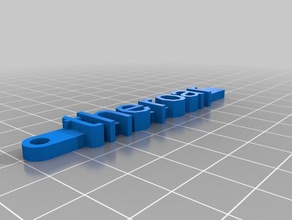 theroar keychain organization customized 3d print model - Mito3D
