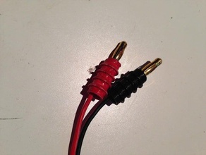 connettore a banana fai da te l'elettronica il jack spina filo presa di corrente elettrica cavo elettrico 3d print model - Mito3D