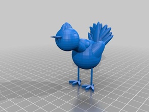 de aves 3d impresión 3d print model - Mito3D