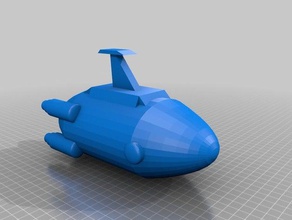 subnautica aurora 3d impresión 3d print model - Mito3D