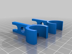 tube clamp 20mm 23mm household 3d print model - Mito3D