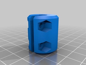 meine angepasste parametrische Welle-Koppler 3d Drucker Teile 3d print model - Mito3D