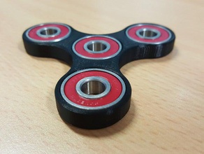 fidget spinner toys games 608 bearing toy 3d print model - Mito3D