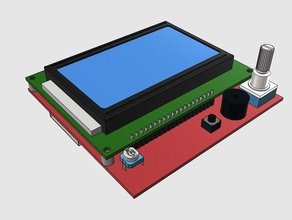full graphics smart controller 3d printer parts 3dmodel 3d print model - Mito3D