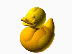 quackbirdie alle openscad - Spielzeug Spiel Zubehör Ente ducky parametric prozedural splines 3d print model - Mito3D