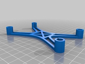 özelleştirilmiş hiperbolik mikro benim quadcopter çerçeve fırçalanmış rc araçlar 3d print model - Mito3D