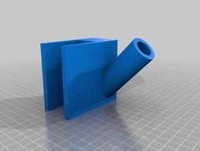 rv shower enclosure rod attachment other 3d print model - Mito3D