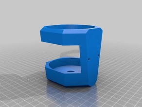 cup holder household gadget wall mount 3d print model - Mito3D