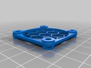 40mm hex fan cover parts customized 3d print model - Mito3D