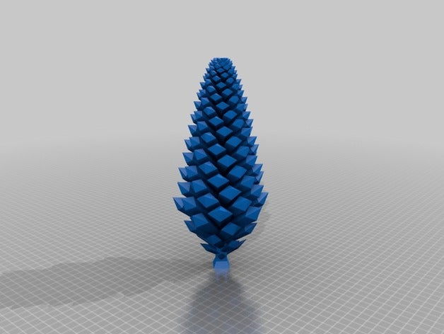 lindsaypinecone matemática a arte personalizado 3D print model - Mito3D