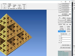 lowpoly koch cubo fractal matemática arte 3d print model - Mito3D