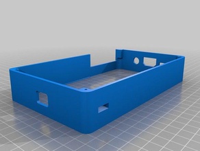 wall-mountable 7in raspberry pi multi-touch case 3d printing 3d print model - Mito3D