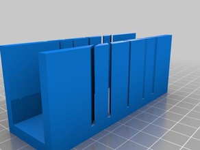 my customized parametric miter box other 3d print model - Mito3D