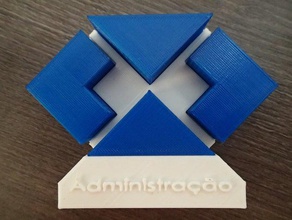 brazilian administration course logo other 3d print model - Mito3D