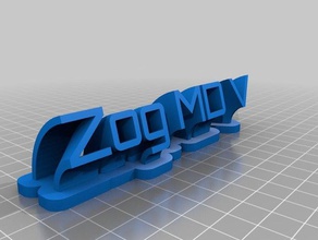 zog md de la oficina personalizado 3d print model - Mito3D