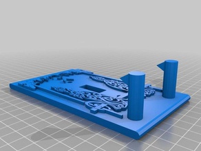 gatto viking a tema interruttore della luce platewith chiave rack famiglia keyhanger 3d print model - Mito3D