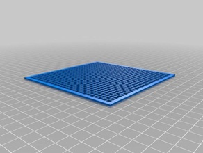 my customized openscad grid creator parameterised 120 pets 3d print model - Mito3D