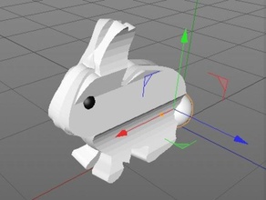 rabbit v6 sculptures model 3d print model - Mito3D