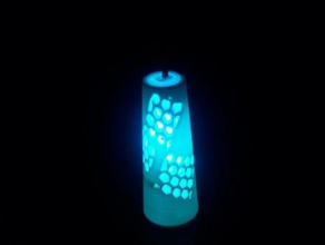 kule abajur 3d baskı euihwan led lamba aydınlatma Şirketimizin ana forum tealight çay lambası 3d print model - Mito3D
