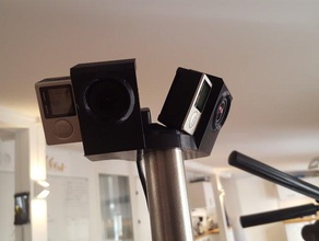 sportcasterdualgrip fotocamera 3d print model - Mito3D