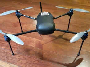 iris de carbono 132g más ligero los brazos r c vehículos 3dr quadcopter quadrocopter quadrotor 3d print model - Mito3D