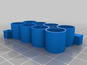 8 Modulares 24-well-Platte Brunnen andere angepasst 3d print model - Mito3D
