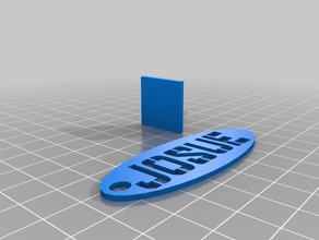 key-chain-Ausschnitt 3d drucken 3d print model - Mito3D