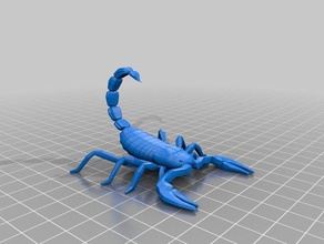 escorpión a los animales 3dmodel art libre insecte esculpir 3d print model - Mito3D