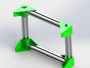 corner bracket 90 degree 2020 aluminium extrusion profile 3d printer accessories brackets 3d print model - Mito3D