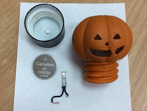 zucca lampada giocattolo gioco accessori di halloween led 3d print model - Mito3D
