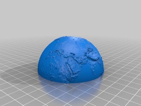 la tierra de luna listo para imprimir remix física astronomía planeta espacio 3d print model - Mito3D