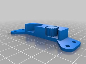 mountable belt clamp tensioner 3d printer parts 2020 extrusion t-slot tslot v-slot vslot 3d print model - Mito3D
