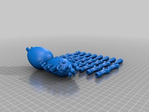 juguete asul 3d impresión 3d print model - Mito3D