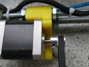prusa i3 y-end motor 3d printer parts 3d print model - Mito3D