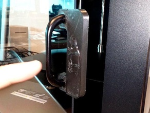 wanhao d6 magnético de la puerta apoyo 3d impresora accesorios duplicador 6 kit para puertas 3d print model - Mito3D
