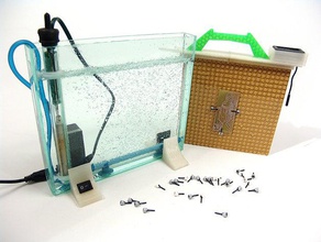 minuscule gravure réservoir portatif de machine l'électronique chimique circuit pcb 3d print model - Mito3D