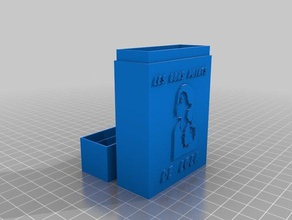 my customized card case customizer office 3d print model - Mito3D