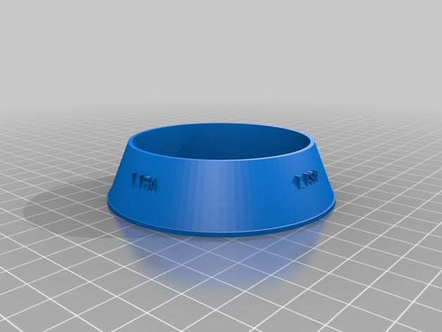 mi tazón personalizado para mascota pet bowl mascotas 3D print model - Mito3D