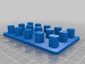 my customized parametric socket organizer tool holders boxes 3d print model - Mito3D